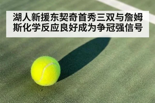 湖人新援东契奇首秀三双与詹姆斯化学反应良好成为争冠强信号